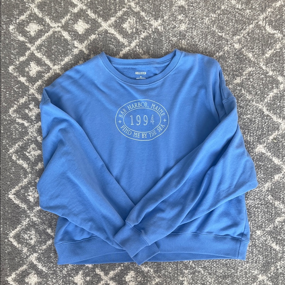 Hollister Blue Crewneck Sweater